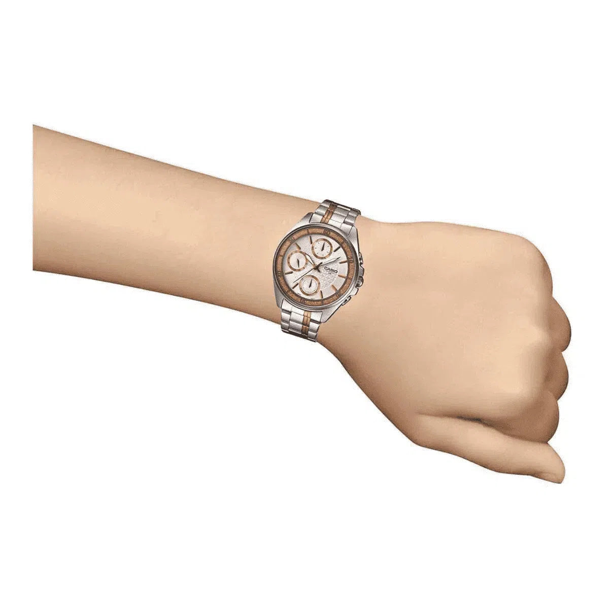 Casio LTP-2086RG-7A Two-Tones Stainless Watch for Women-Watch Portal Philippines