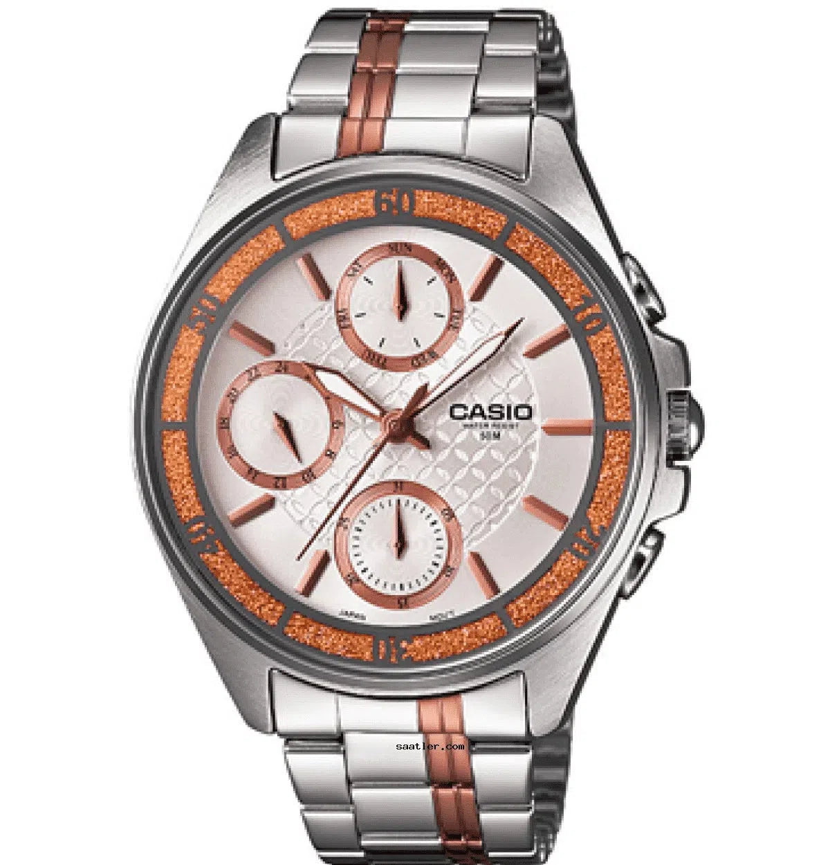 Casio LTP-2086RG-7A Two-Tones Stainless Watch for Women-Watch Portal Philippines