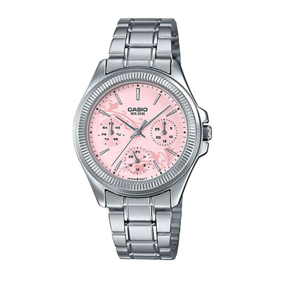 Casio LTP-2088D-4A Silver Stainless Watch for Women-Watch Portal Philippines