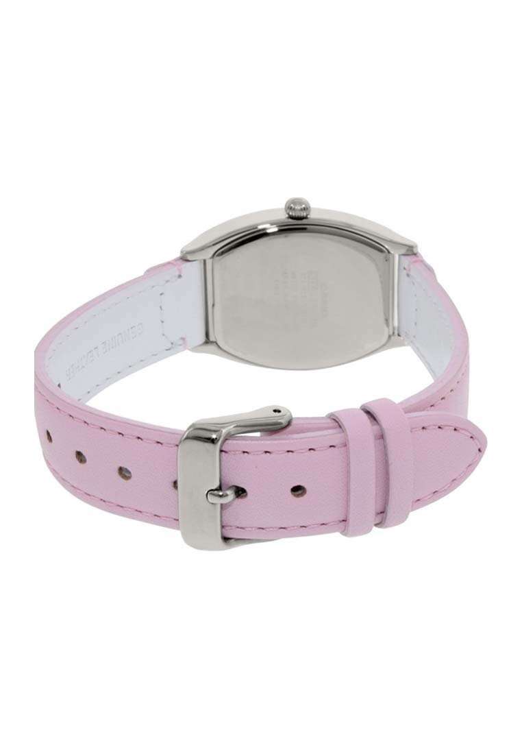 Casio LTP-E114L-4A1DF Pink Leather Strap Watch for Women-Watch Portal Philippines