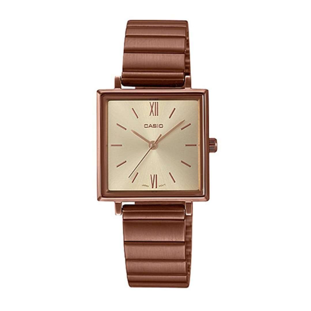Casio LTP-E155R-9A Rose Gold Stainless Watch for Women-Watch Portal Philippines