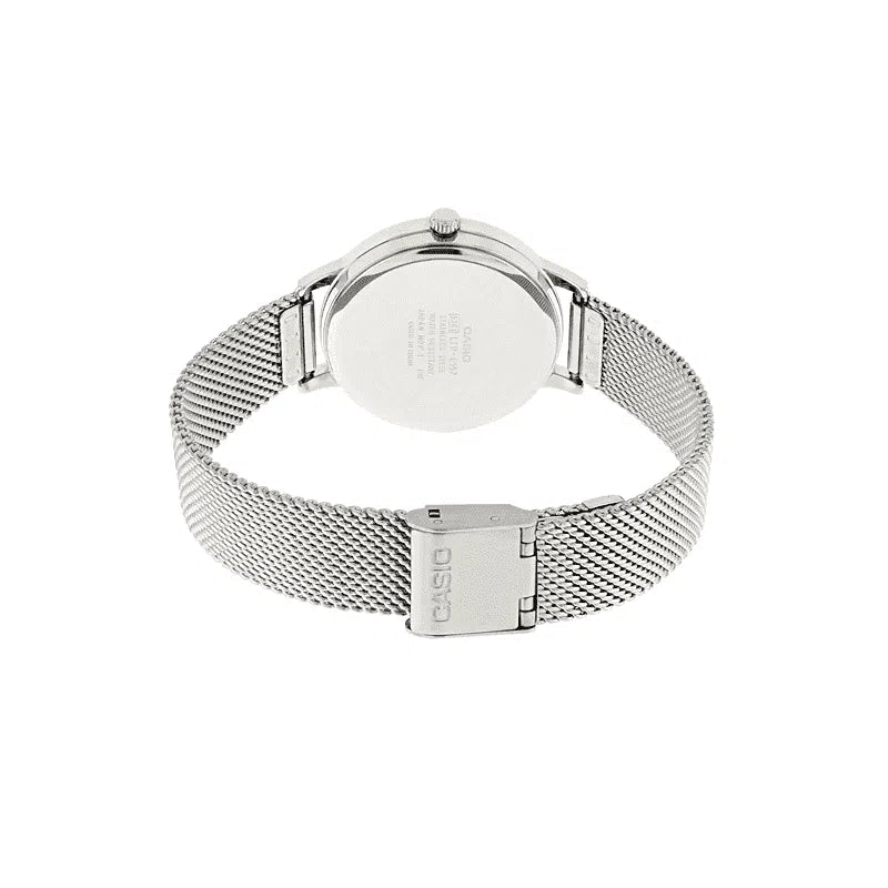 Casio LTP-E157M-7ADF Silver Stainless Strap Watch for Women-Watch Portal Philippines