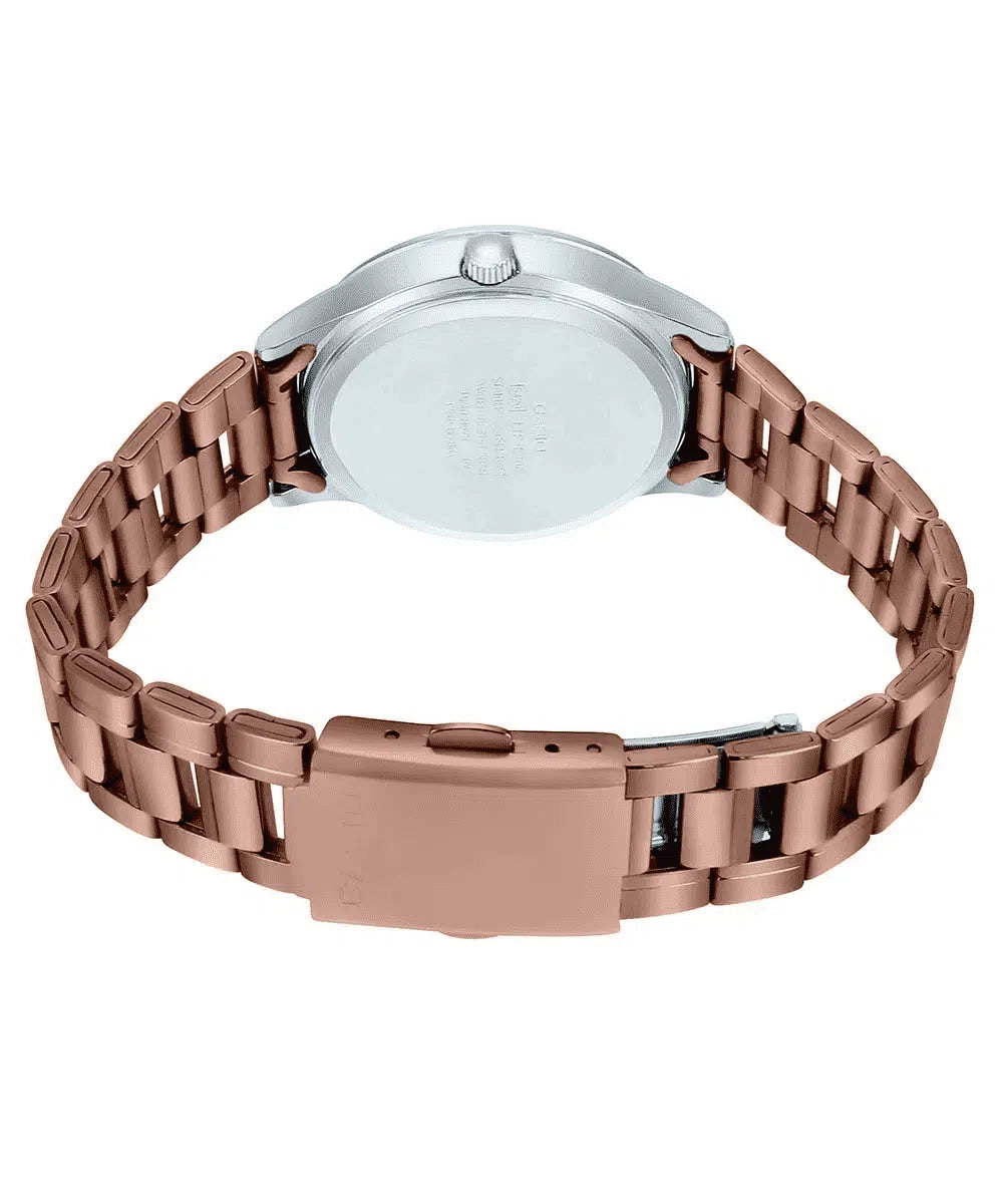 Casio LTP-E306R-2A Rose Gold Stainless Watch for Women-Watch Portal Philippines