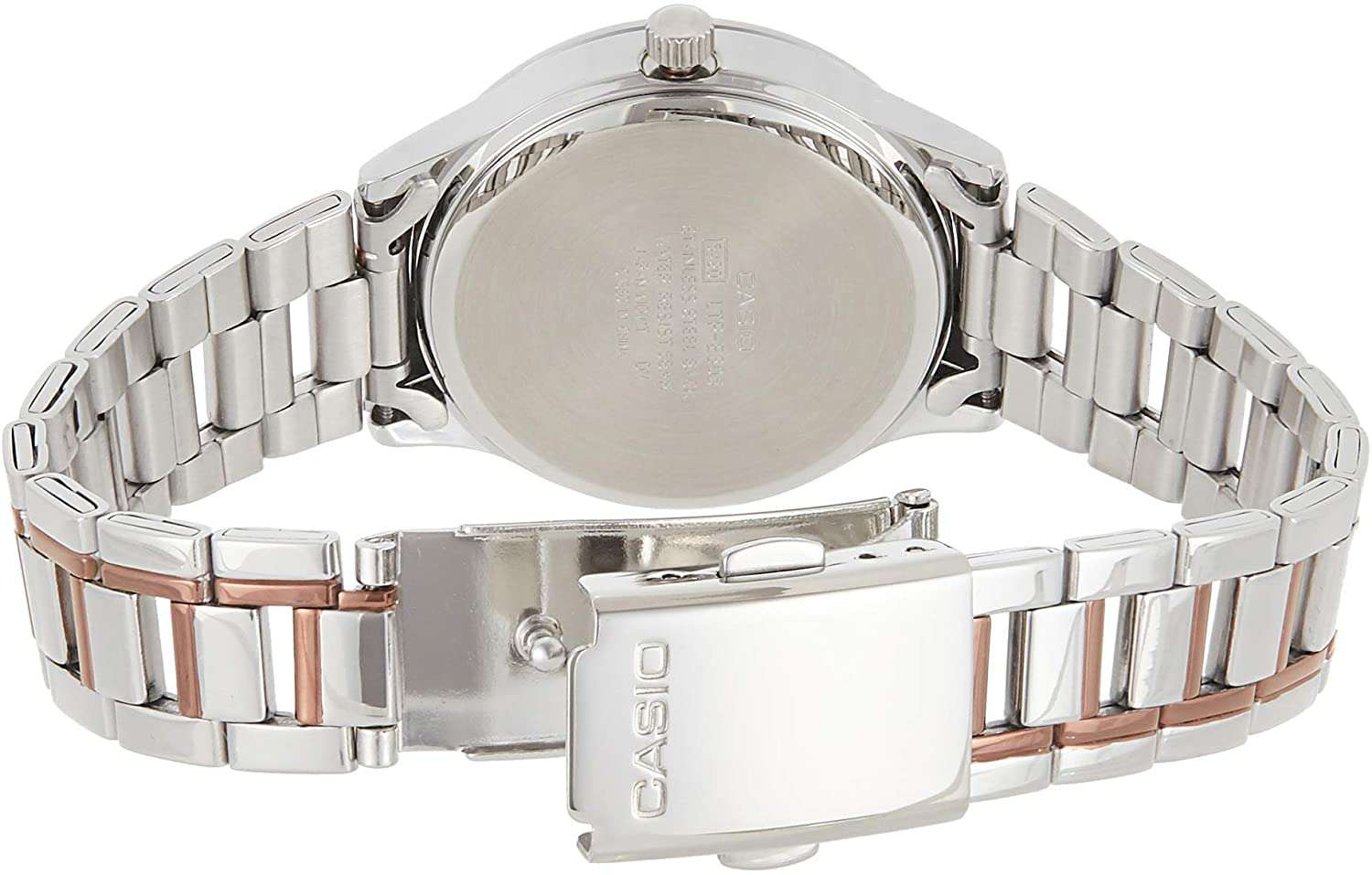 Casio LTP-E306RG-7AVDF Two-Toned Stainless Watch for Women-Watch Portal Philippines