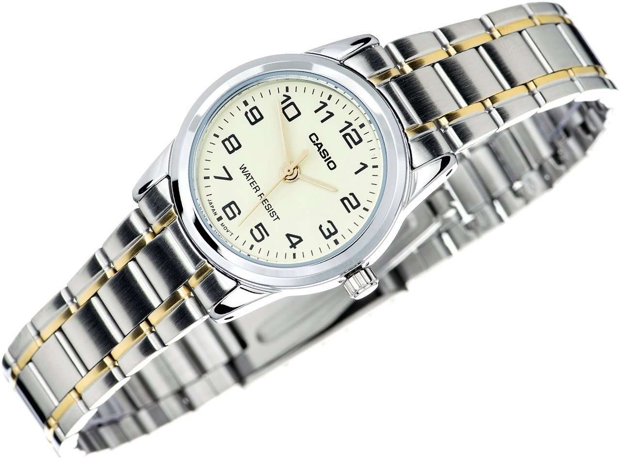 Casio LTP-V001SG-9B Two-tone Stainless Steel Watch for Women-Watch Portal Philippines