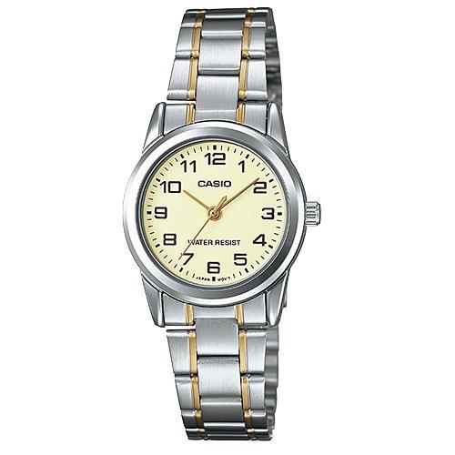 Casio LTP-V001SG-9B Two-tone Stainless Steel Watch for Women-Watch Portal Philippines
