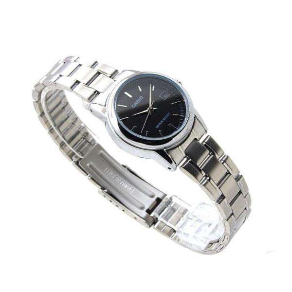 Casio LTP-V002D-1A Silver Stainless Steel Strap Watch for Women-Watch Portal Philippines