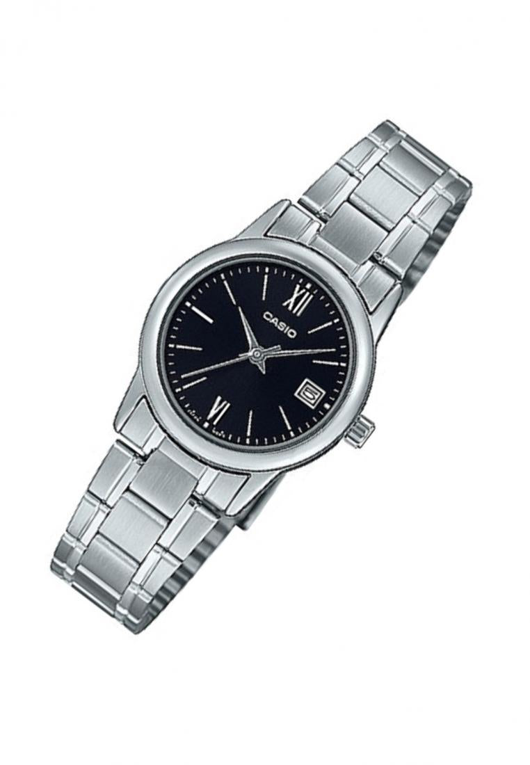 Casio LTP-V002D-1B3 Analog Stainless Steel Strap Watch For Women-Watch Portal Philippines
