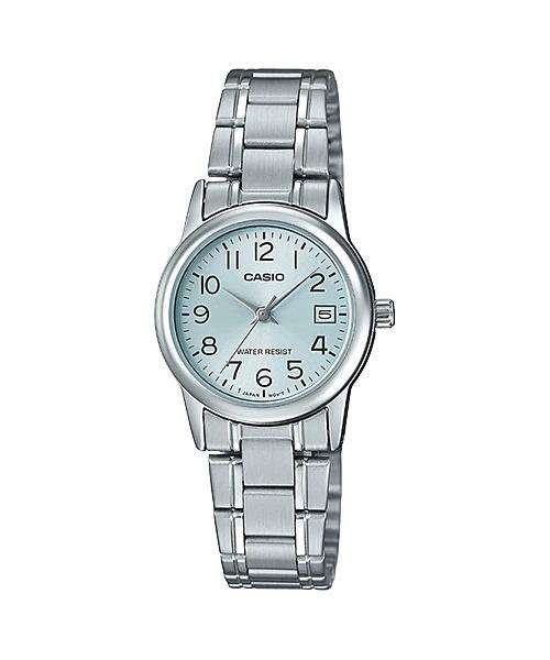 Casio LTP-V002D-2B Silver Stainless Steel Strap Watch for Women-Watch Portal Philippines