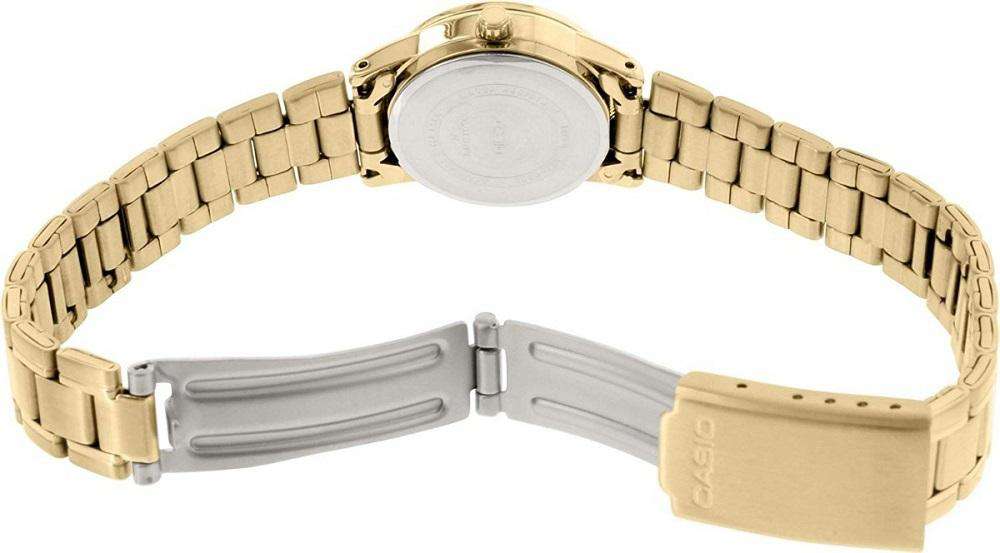 Casio LTP-V002G-1B Gold Stainless Steel Strap Watch for Women-Watch Portal Philippines