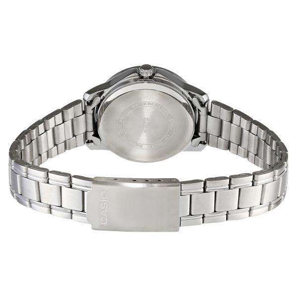 Casio LTP-V004D-1B Silver Stainless Steel Strap Watch for Women-Watch Portal Philippines