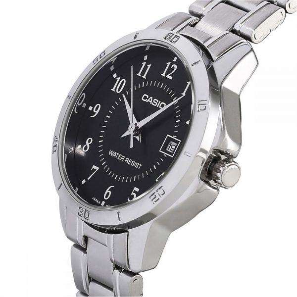 Casio LTP-V004D-1B Silver Stainless Steel Strap Watch for Women-Watch Portal Philippines