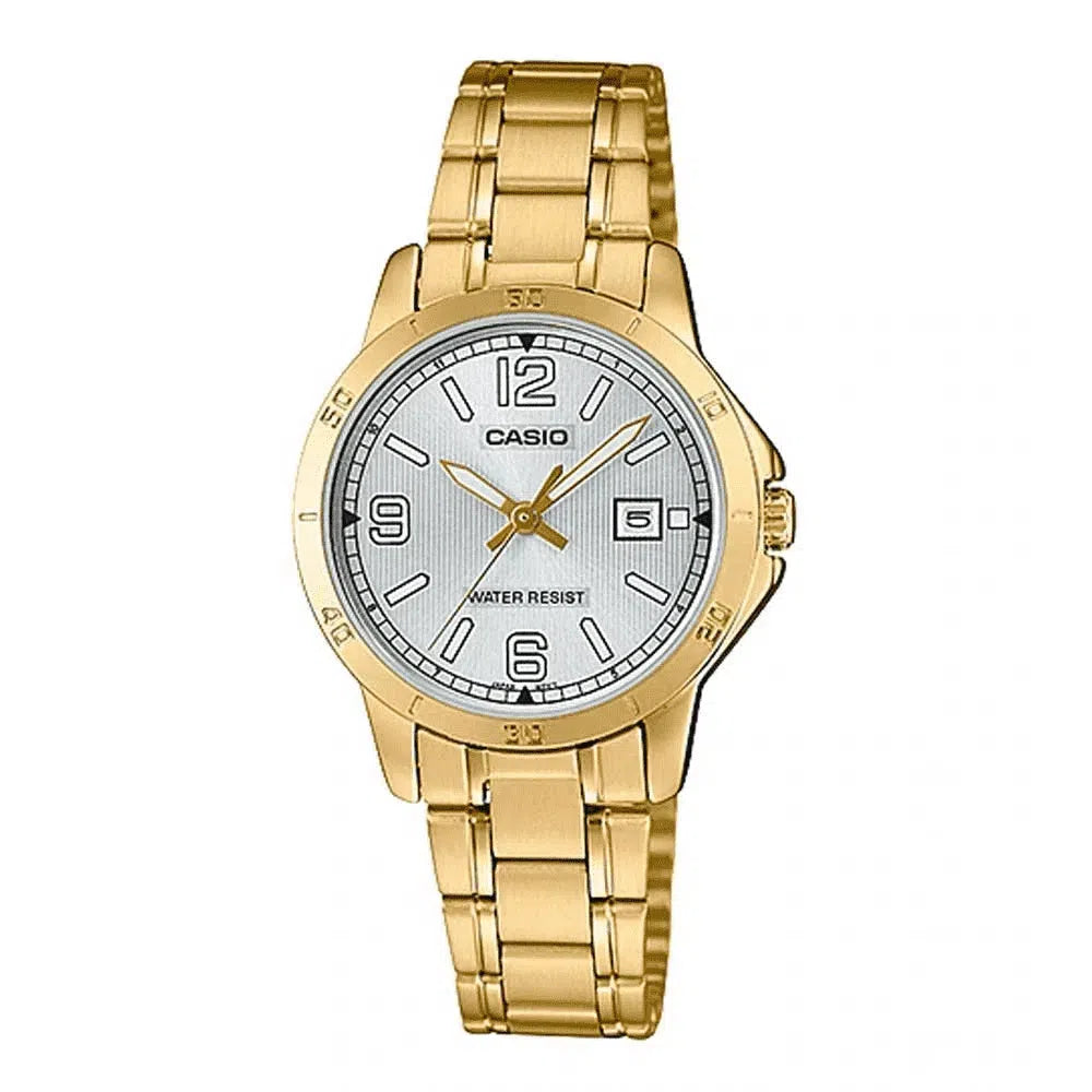 Casio LTP-V004G-7B2 Gold Stainless Watch for Women-Watch Portal Philippines