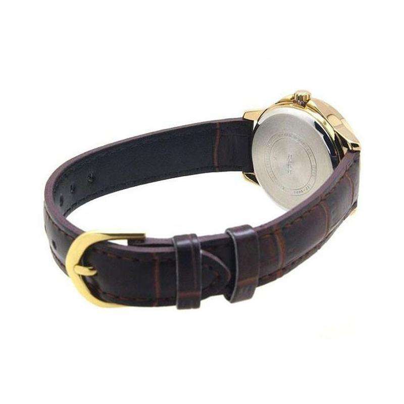 Casio LTP-V004GL-9A Brown Leather Strap Watch for Women-Watch Portal Philippines