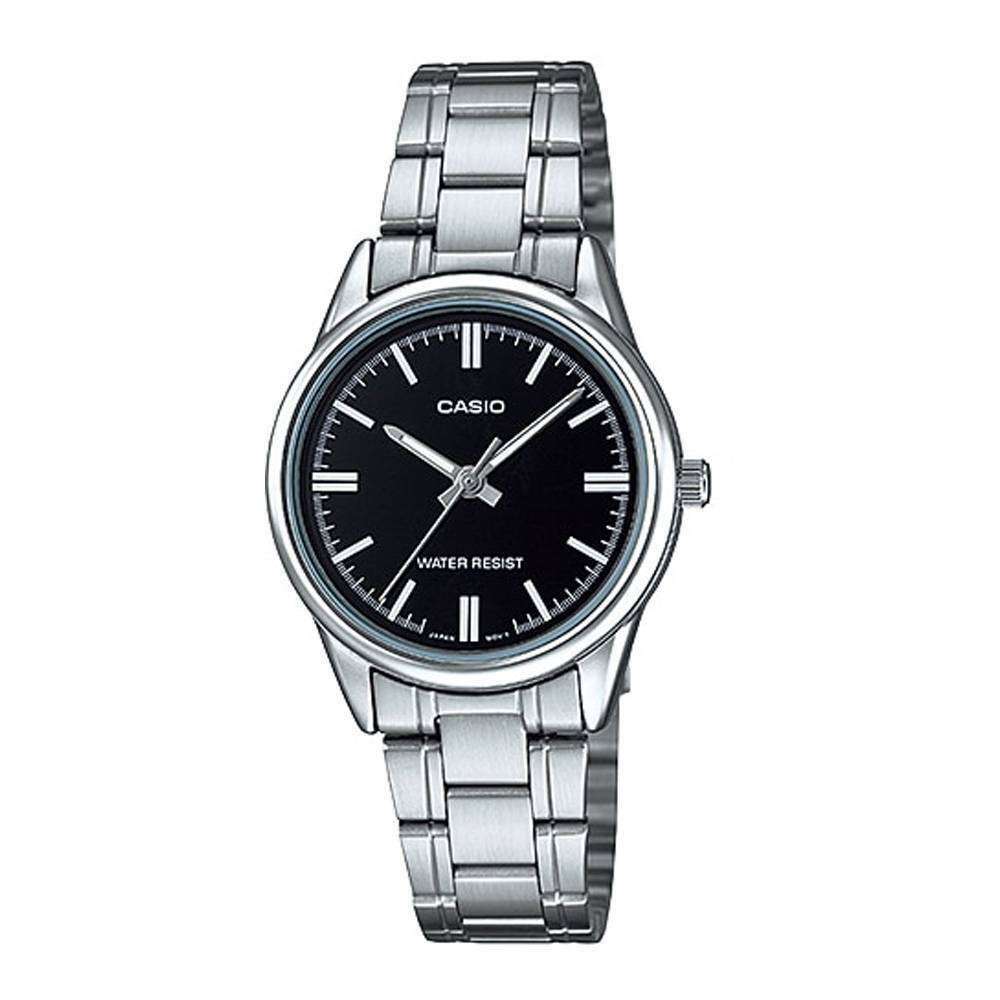 Casio LTP-V005D-1A Silver Stainless Steel Strap Watch for Women-Watch Portal Philippines