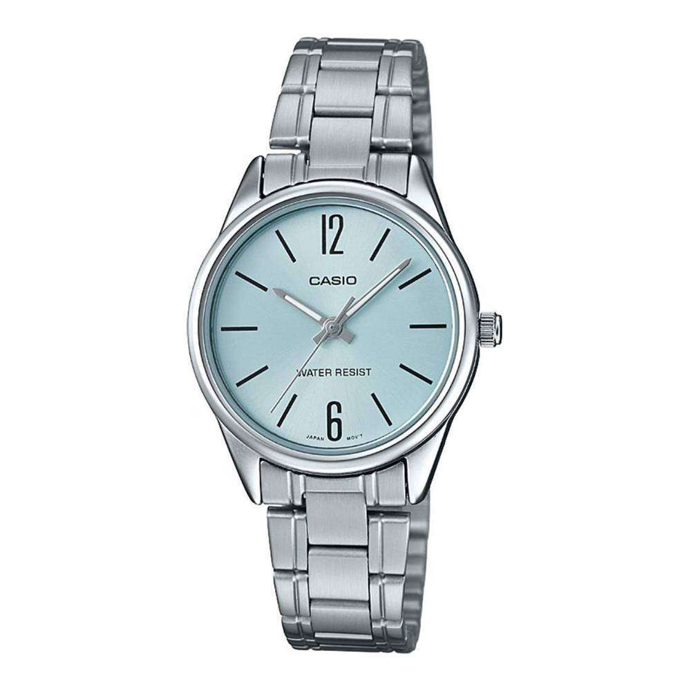 Casio LTP-V005D-2B Silver Stainless Steel Strap Watch for Women-Watch Portal Philippines