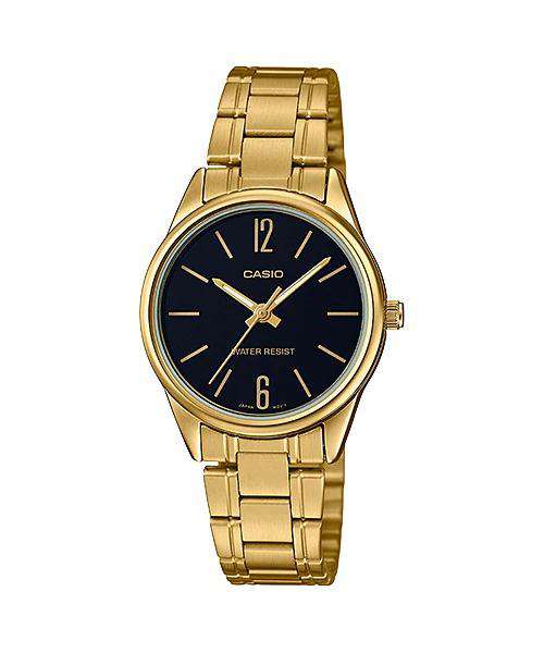 Casio LTP-V005G-1B Gold Stainless Steel Strap Watch for Women-Watch Portal Philippines