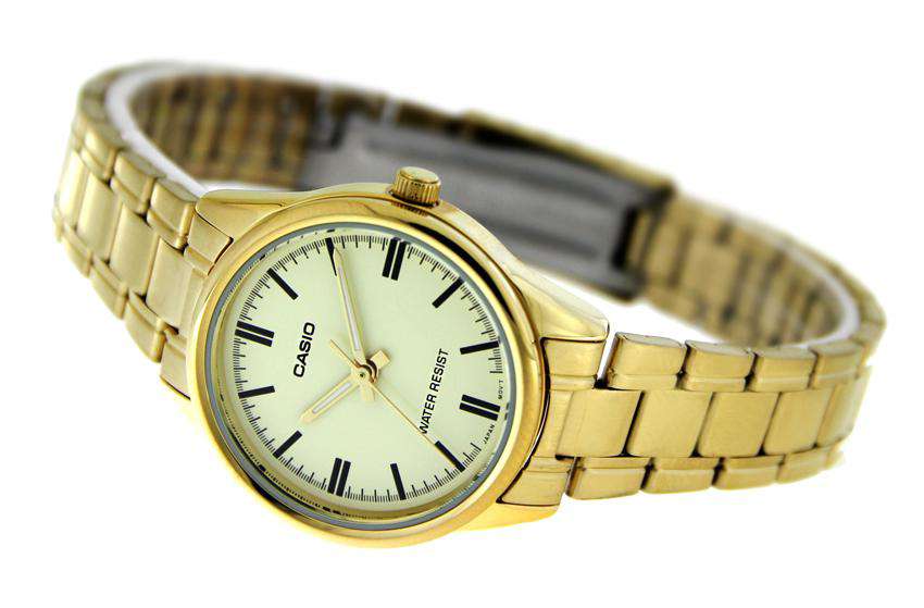 Casio LTP-V005G-9A Gold Stainless Steel Strap Watch for Women-Watch Portal Philippines
