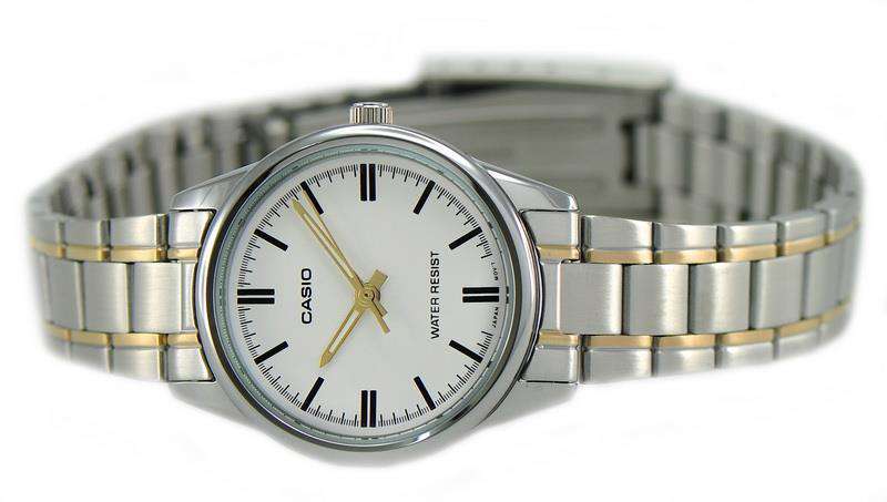 Casio LTP-V005SG-7A Two Tone Stainless Steel Strap Watch for Women-Watch Portal Philippines