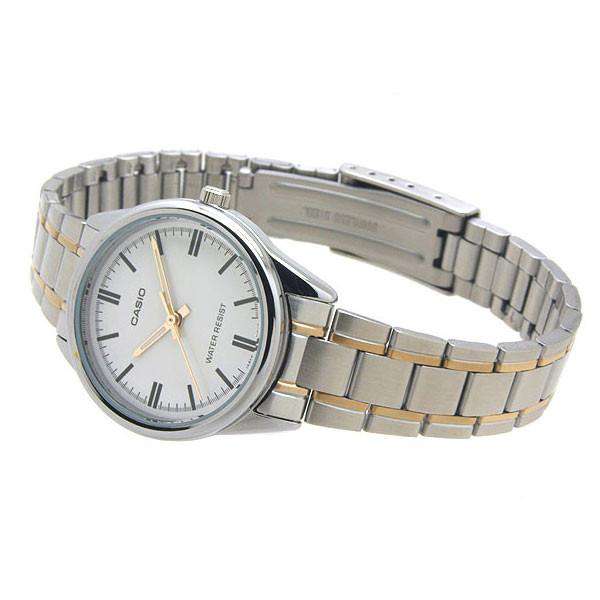 Casio LTP-V005SG-7A Two Tone Stainless Steel Strap Watch for Women-Watch Portal Philippines