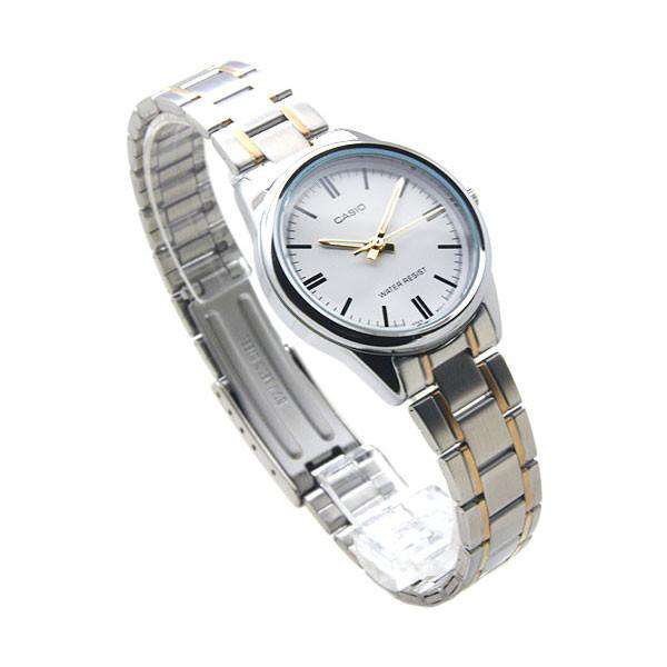 Casio LTP-V005SG-7A Two Tone Stainless Steel Strap Watch for Women-Watch Portal Philippines