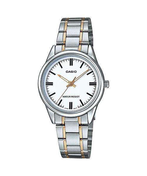 Casio LTP-V005SG-7A Two Tone Stainless Steel Strap Watch for Women-Watch Portal Philippines