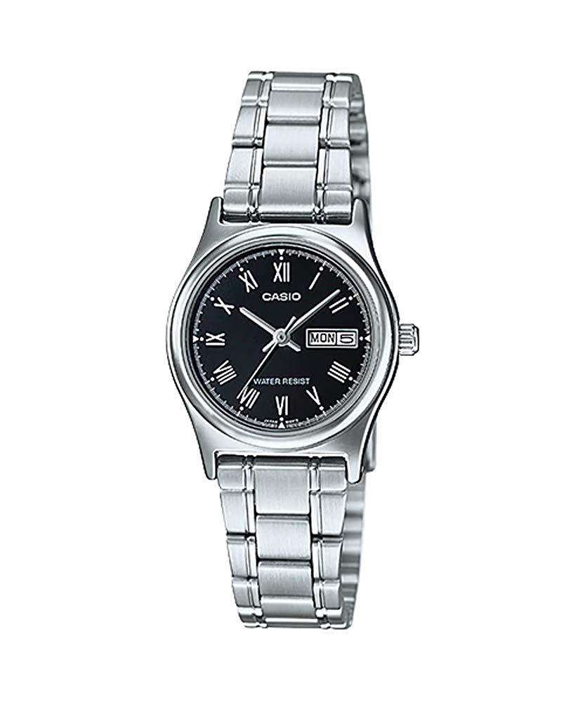 Casio LTP-V006D-1B Silver Stainless Steel Strap Watch for Women-Watch Portal Philippines