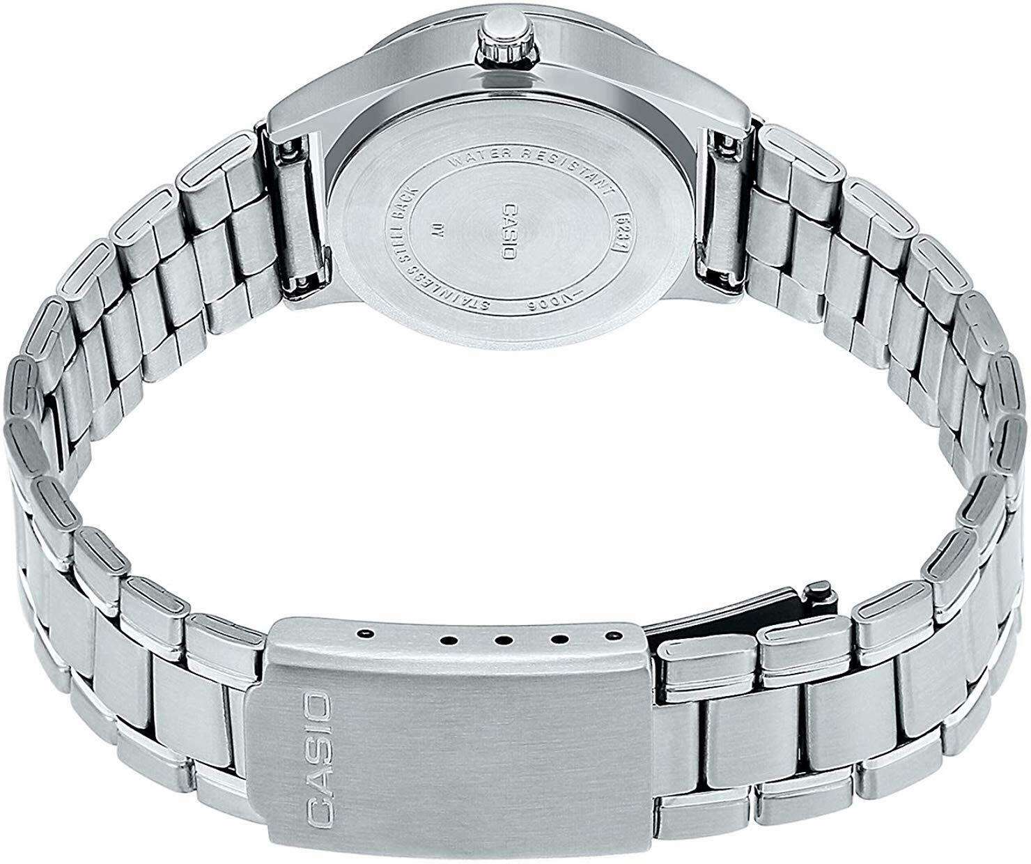 Casio LTP-V006D-1B2 Silver Stainless Watch for Women-Watch Portal Philippines