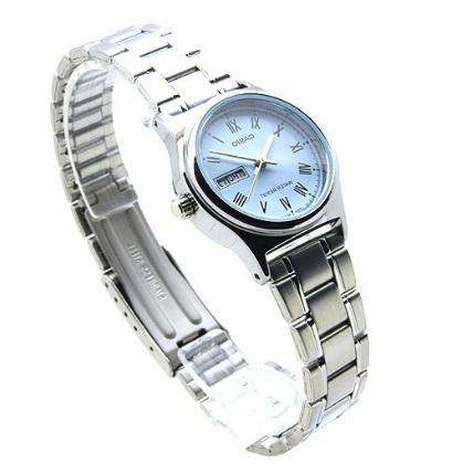 Casio LTP-V006D-2B Silver Stainless Steel Strap Watch for Women-Watch Portal Philippines