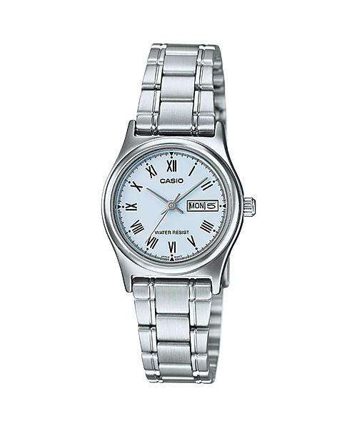 Casio LTP-V006D-2B Silver Stainless Steel Strap Watch for Women-Watch Portal Philippines
