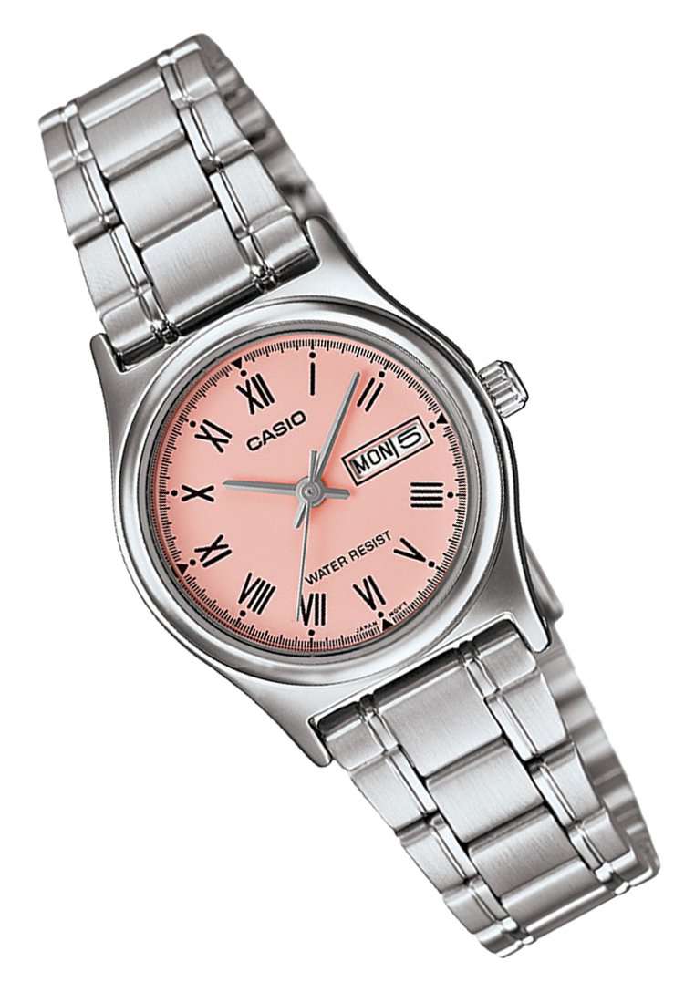 Casio LTP-V006D-4B Silver Stainless Steel Strap Watch for Women-Watch Portal Philippines