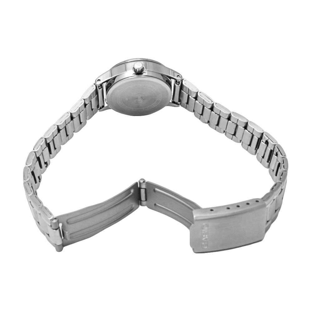 Casio LTP V006D 7B Silver Stainless Steel Strap Watch for