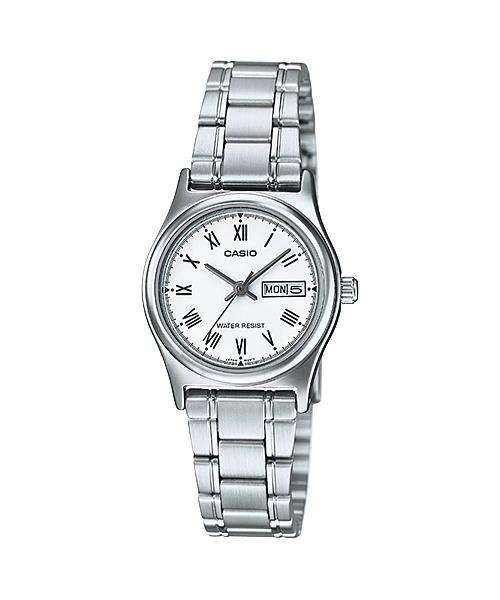 Casio LTP-V006D-7B Silver Stainless Steel Strap Watch for Women-Watch Portal Philippines