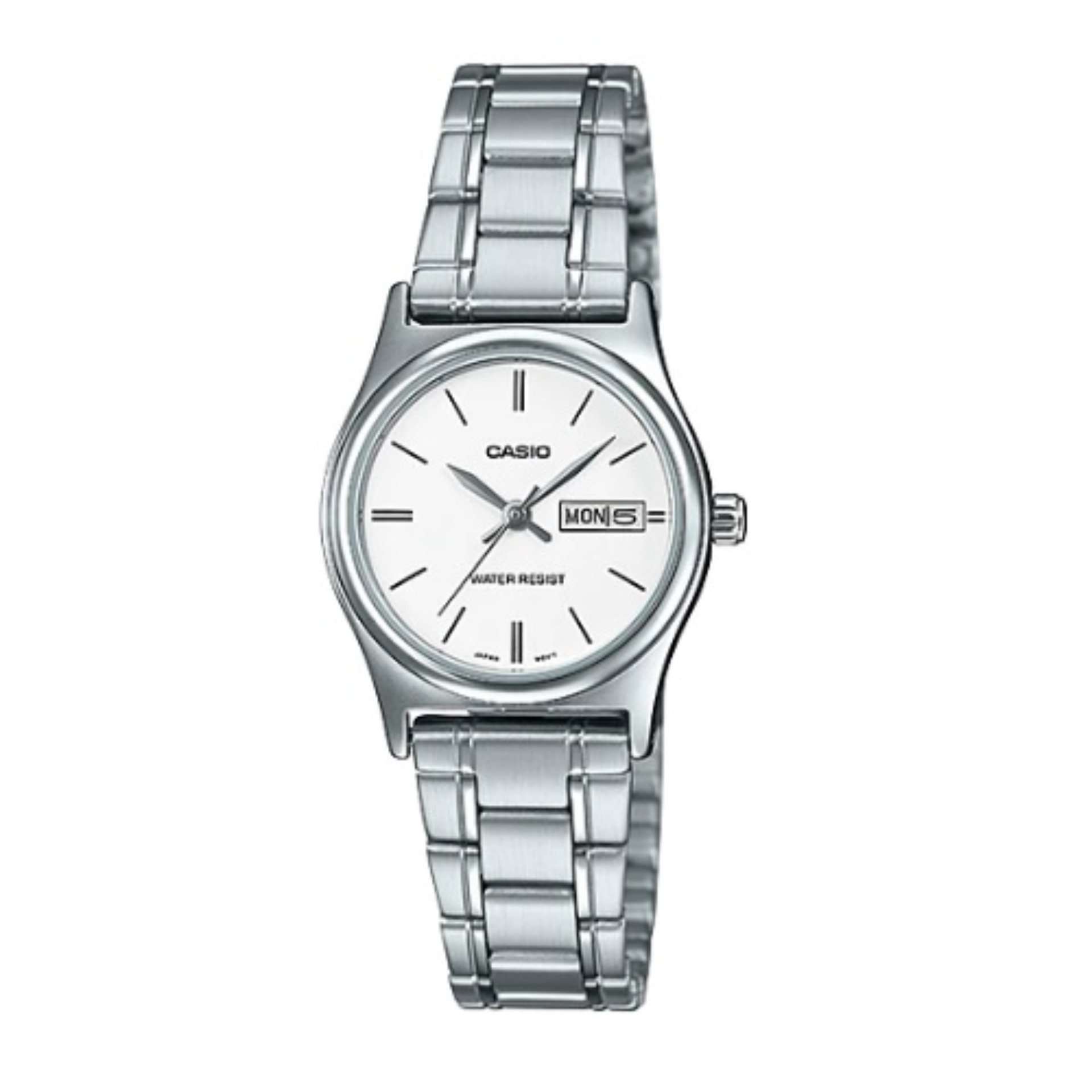 Casio LTP-V006D-7B2 Silver Stainless Watch for Women-Watch Portal Philippines