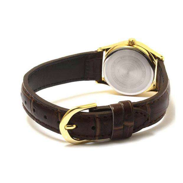 Casio LTP-V006GL-7B Brown Leather Strap Watch for Women-Watch Portal Philippines