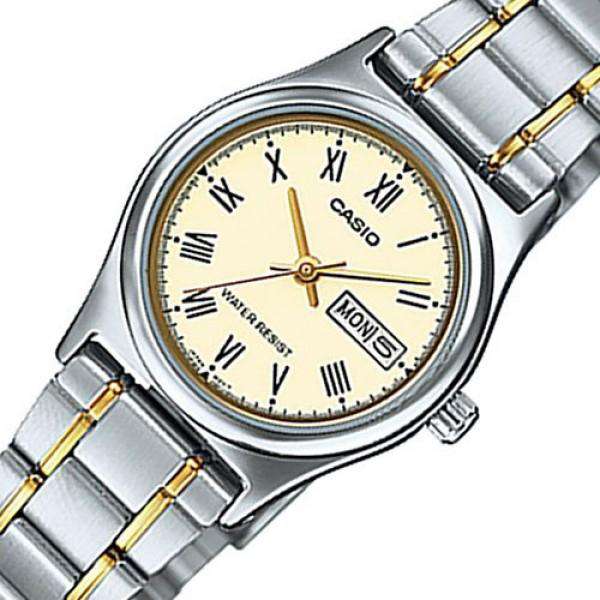 Casio LTP-V006SG-9B Two Tone Stainless Watch for Women-Watch Portal Philippines
