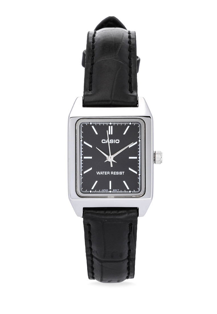 Casio LTP-V007L-1E Analog Leather Strap Watch For Women-Watch Portal Philippines