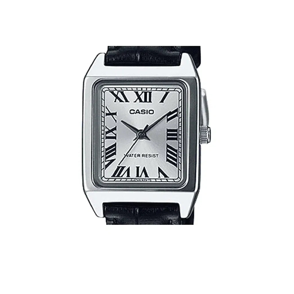 Casio LTP-V007L-7B1 Black Leather Watch for Women-Watch Portal Philippines