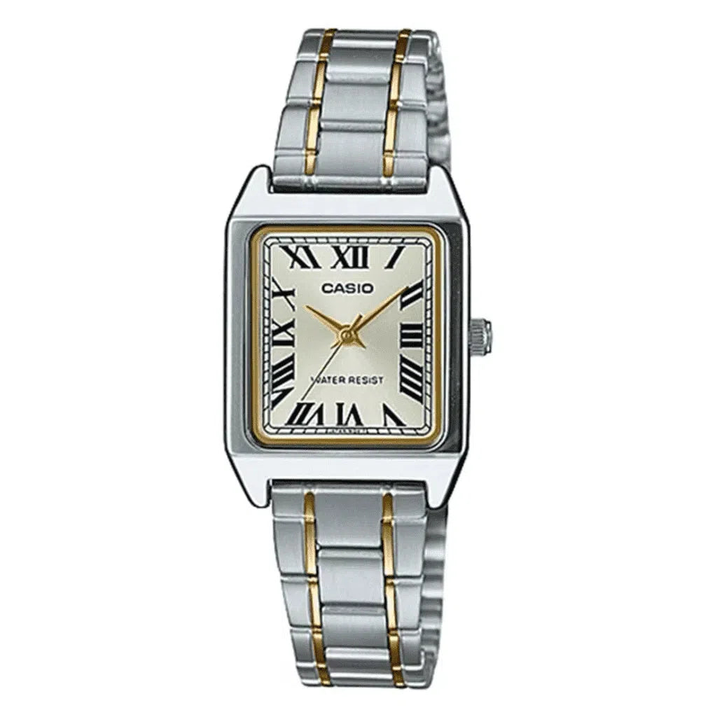 Casio LTP-V007SG-9B Two-Toned Stainless Steel Watch for Women-Watch Portal Philippines