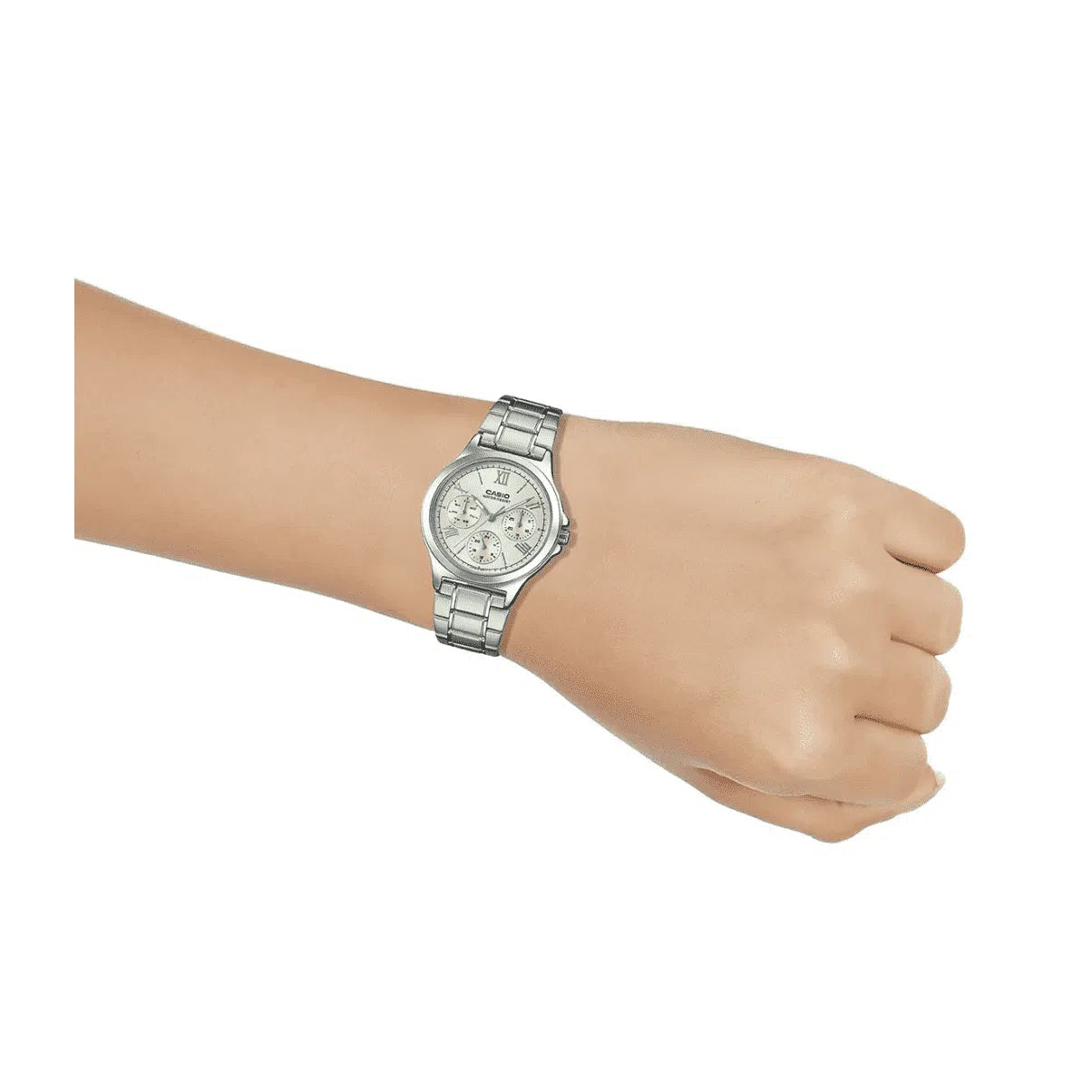 Casio LTP-V300D-9A1 Siver Stainless Watch for Women-Watch Portal Philippines