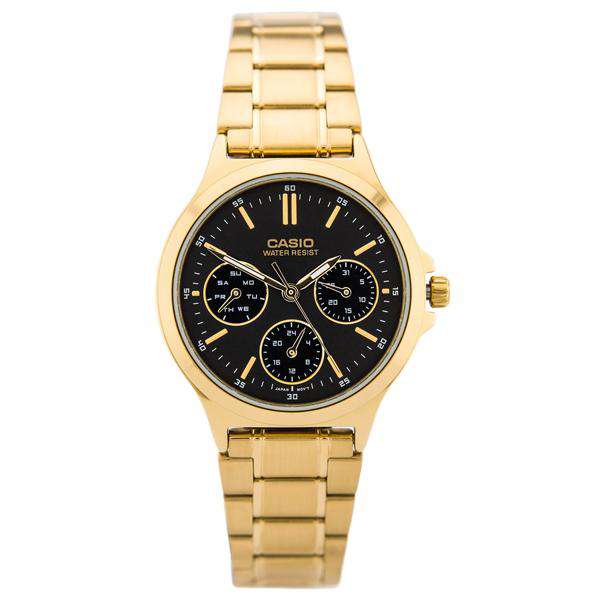 Casio LTP-V300G-1A Gold Plated Watch for Men and Women-Watch Portal Philippines