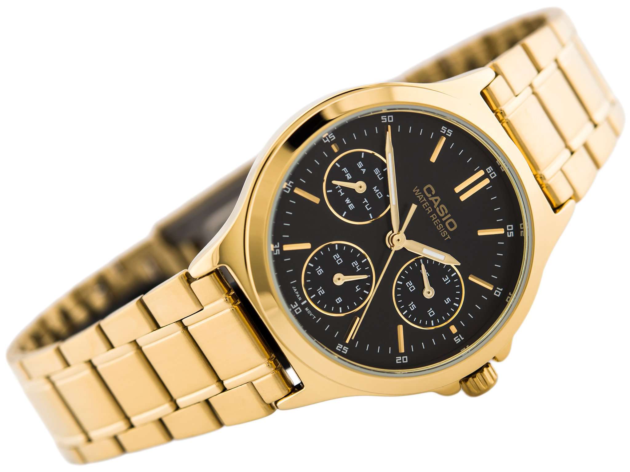 Casio LTP-V300G-1A Gold Plated Watch for Men and Women-Watch Portal Philippines