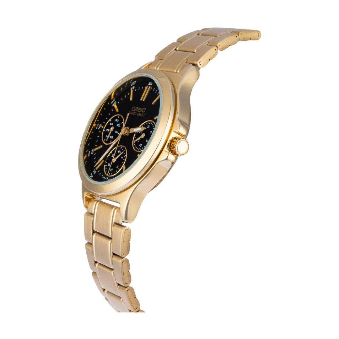 Casio LTP-V300G-1A Gold Plated Watch for Men and Women-Watch Portal Philippines