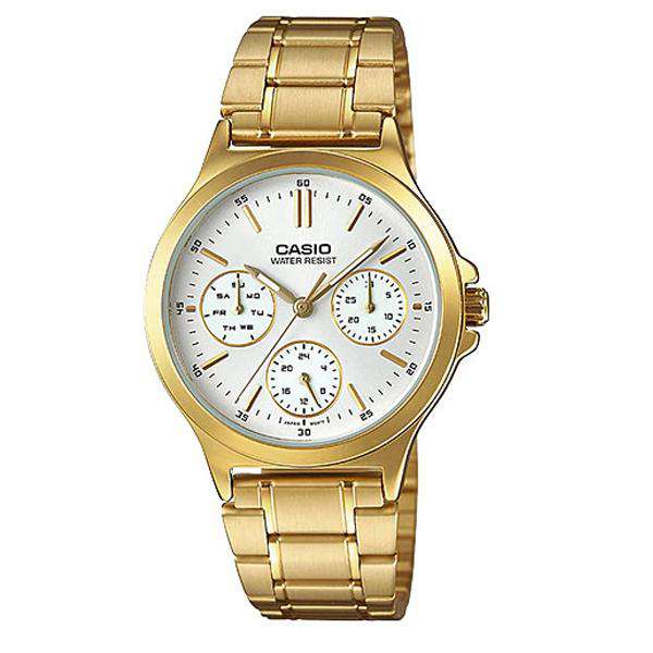 Casio LTP-V300G-7A Gold Plated Strap Watch for Women-Watch Portal Philippines