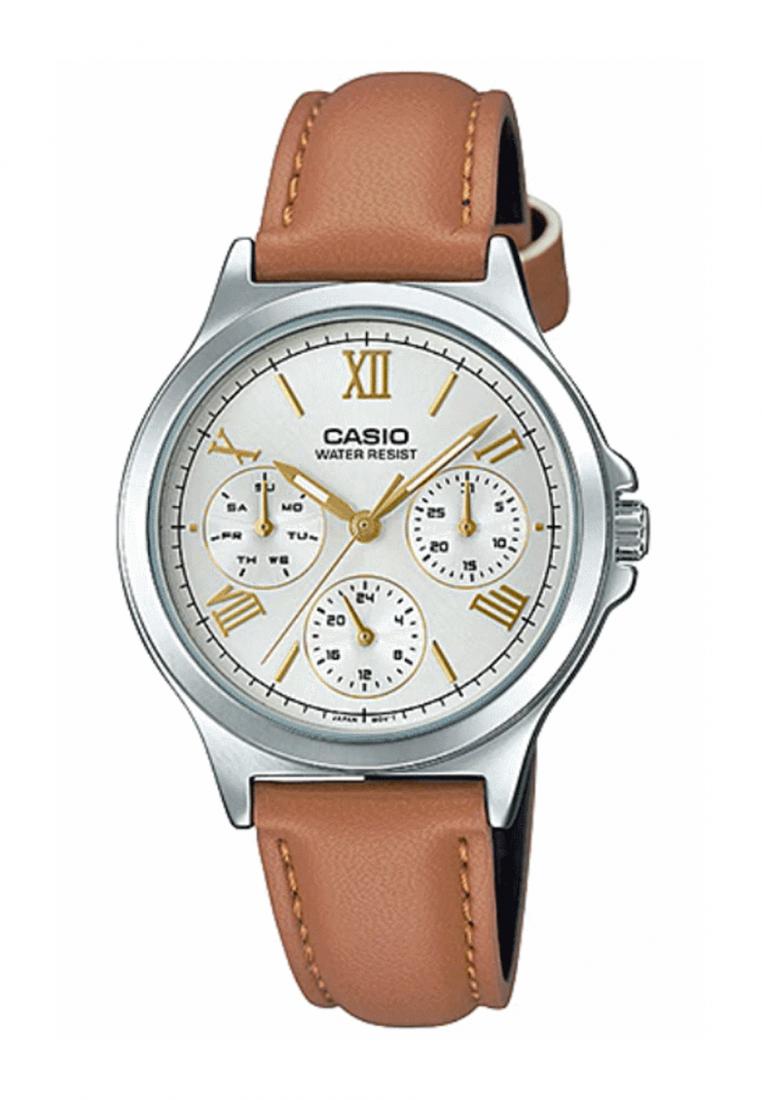 Casio LTP-V300L-7A2 Analog Leather Strap Watch For Women-Watch Portal Philippines