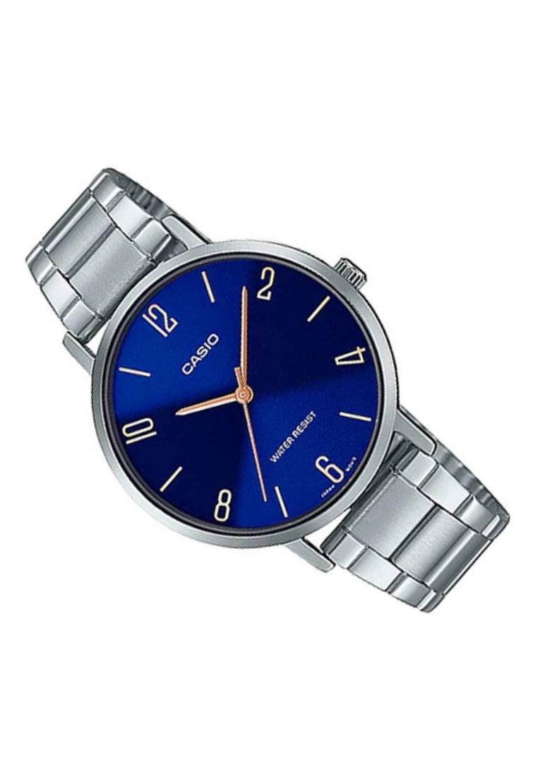 Casio LTP-VT01D-2B2 Analog Stainless Steel Strap Watch For Women-Watch Portal Philippines