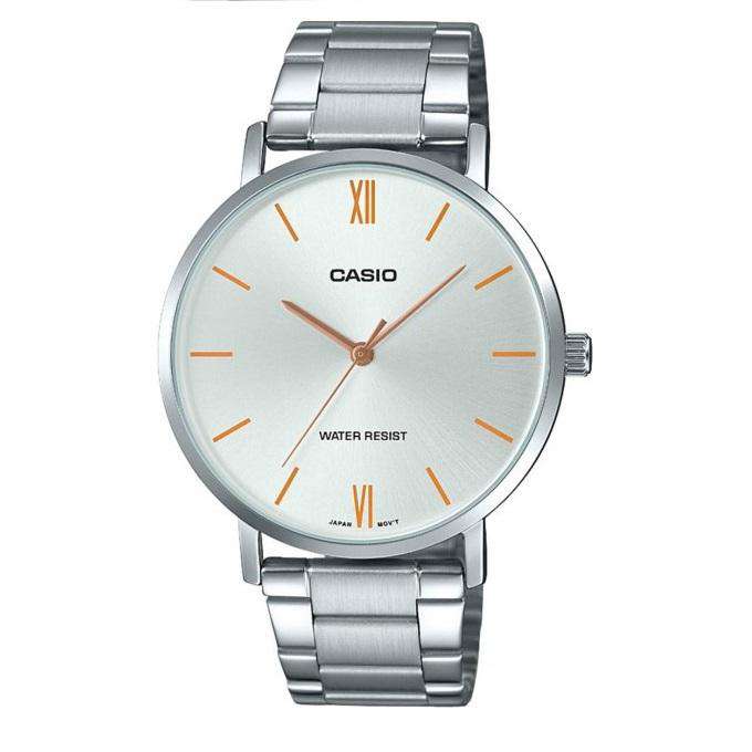 Casio LTP-VT01D-7BUDF Silver Stainless Watch for Women-Watch Portal Philippines