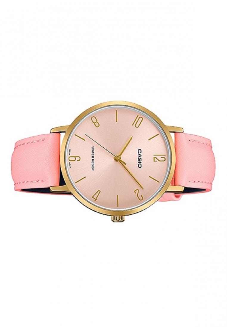 Casio LTP-VT01GL-4B Analog Leather Strap Watch For Women-Watch Portal Philippines