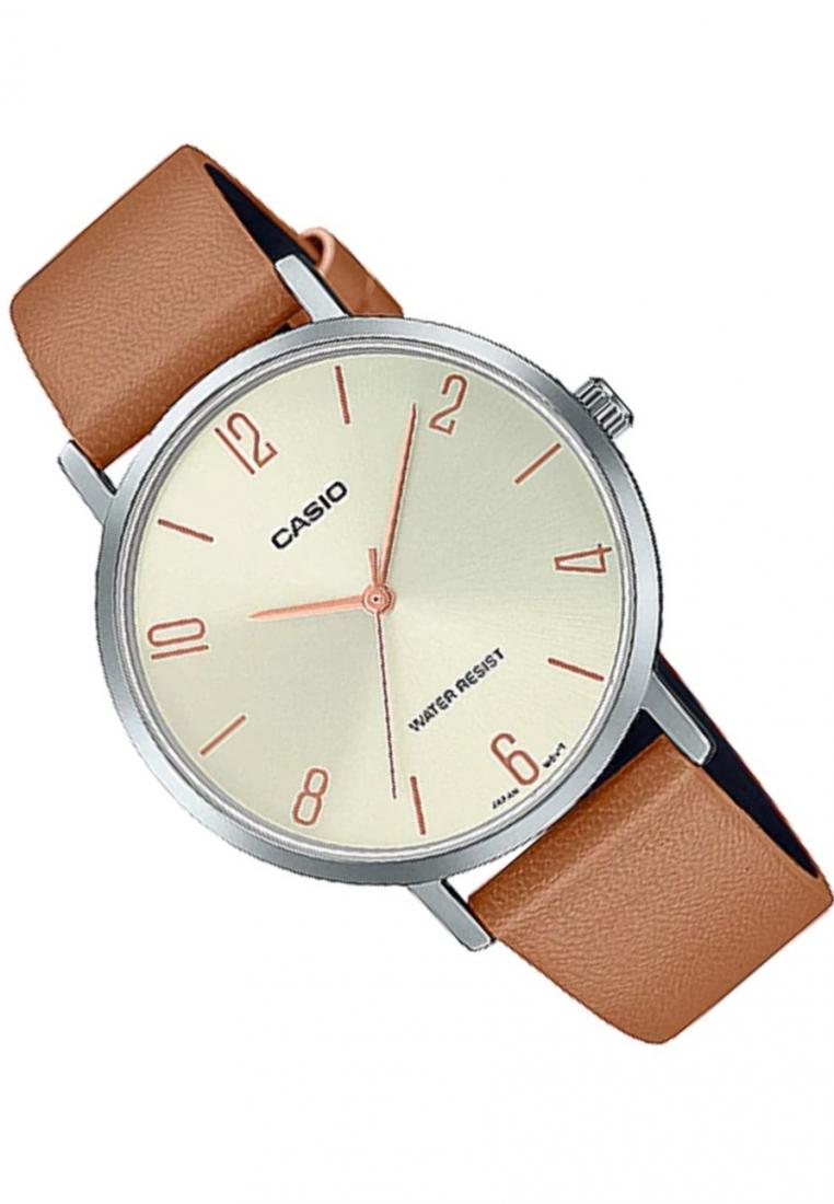Casio LTP-VT01L-5B Analog Leather Strap Watch For Women-Watch Portal Philippines