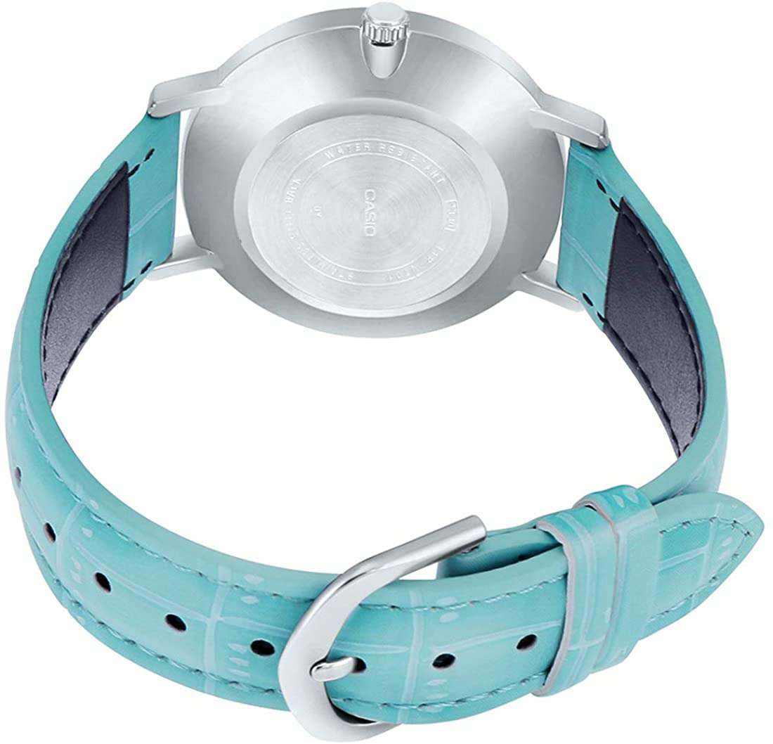 Casio LTP-VT01L-7B3 Light Blue Leather Strap for Women-Watch Portal Philippines